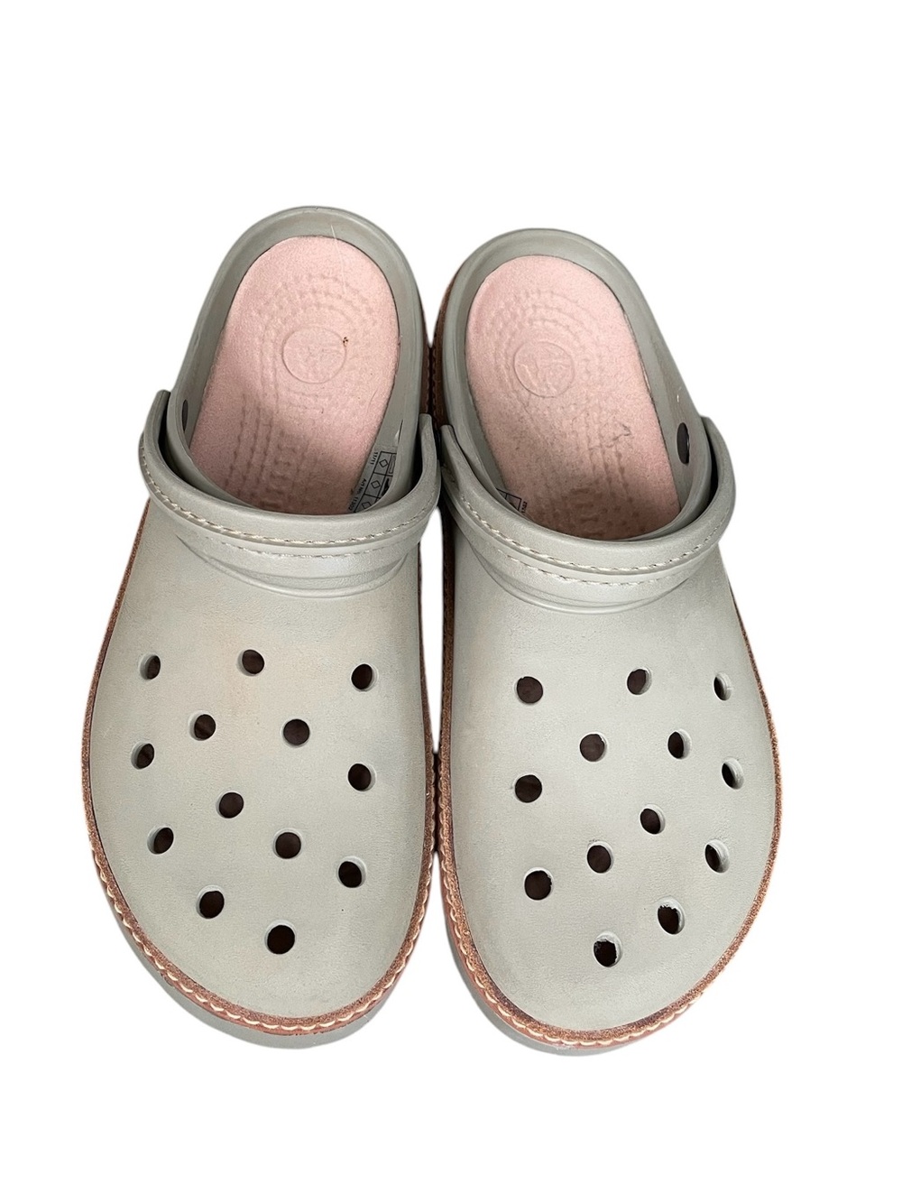 Crocs Men's Cobbler Slip On Clog Mule Sandals Khaki Tan 12